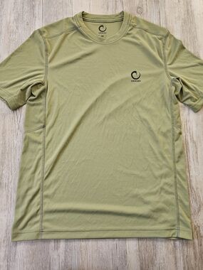 Origin Manie Men's Olive Green Short Sleeve Performance Tee Shirt Medium